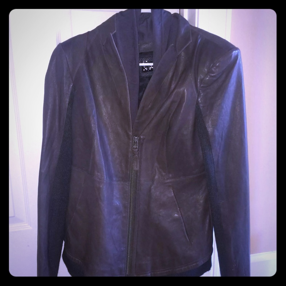 Mackage Leather Jacket Size Medium